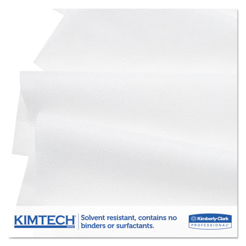 Image of Kimtech Scottpure Wipers, 1/4 Fold, 12 X 15, White, 100/box, 4/carton