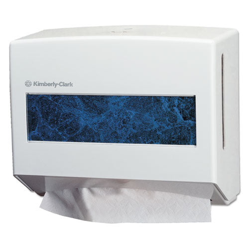 Image of Kimberly-Clark Professional Scottfold Compact Towel Dispenser, 10.75 x 4.75 x 9, Pearl White