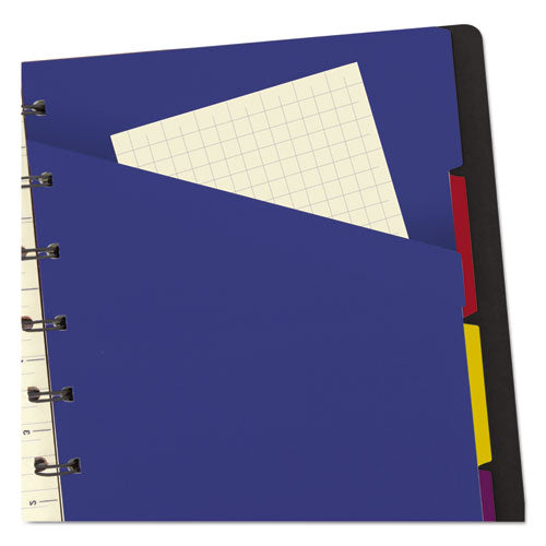 Image of Filofax® Notebook, 1-Subject, Medium/College Rule, Black Cover, (112) 8.25 x 5.81 Sheets