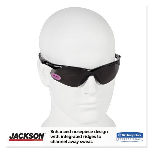 Image of KleenGuard Nemesis Readers Safety Glasses, Smoke Frame, Smoke Polycarbonate Lens