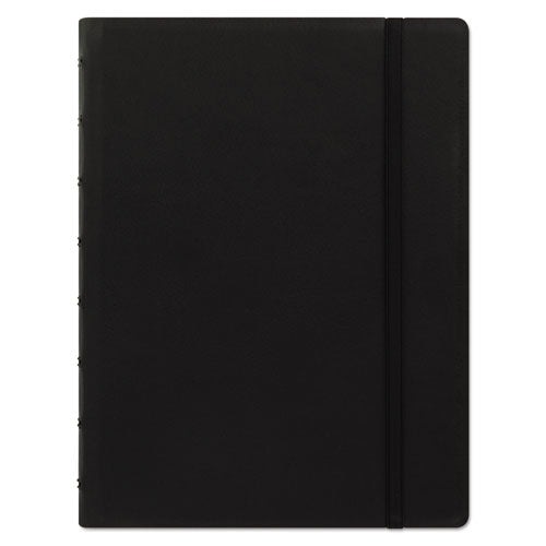 Image of Filofax® Notebook, 1-Subject, Medium/College Rule, Black Cover, (112) 8.25 x 5.81 Sheets