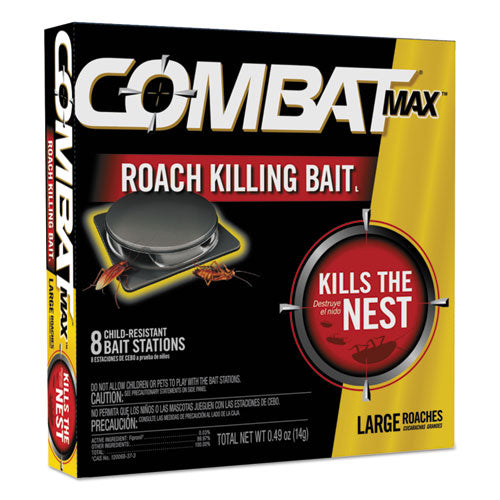 Image of Combat® Roach Bait Insecticide, 0.49 oz Bait, 8/Pack, 12 Packs/Carton