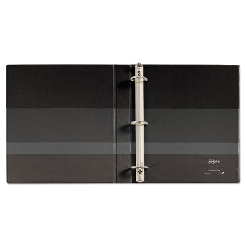 Image of Avery® Durable View Binder With Durahinge And Ezd Rings, 3 Rings, 1" Capacity, 11 X 8.5, Black, (9300)