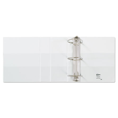 Image of Avery® Durable View Binder With Durahinge And Ezd Rings, 3 Rings, 5" Capacity, 11 X 8.5, White, (9901)