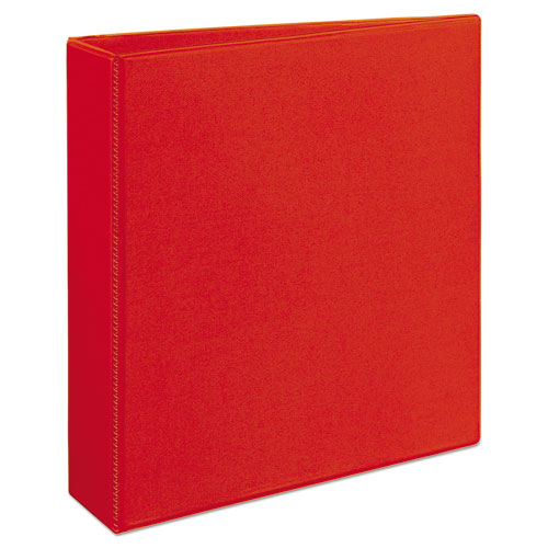 Image of Avery® Heavy-Duty View Binder With Durahinge And One Touch Ezd Rings, 3 Rings, 2" Capacity, 11 X 8.5, Red