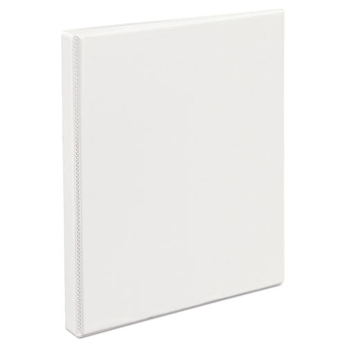 Image of Avery® Durable View Binder With Durahinge And Slant Rings, 3 Rings, 0.5" Capacity, 11 X 8.5, White