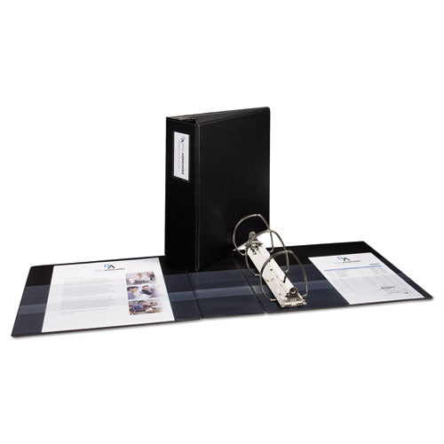 Image of Avery® Durable Non-View Binder With Durahinge And Ezd Rings, 3 Rings, 4" Capacity, 11 X 8.5, Black, (8802)
