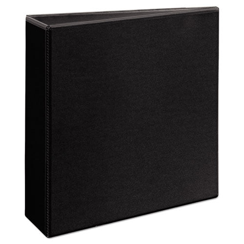 Image of Avery® Durable View Binder With Durahinge And Ezd Rings, 3 Rings, 3" Capacity, 11 X 8.5, Black, (9700)