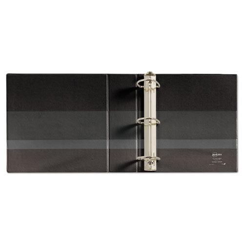 Image of Avery® Durable View Binder With Durahinge And Ezd Rings, 3 Rings, 3" Capacity, 11 X 8.5, Black, (9700)