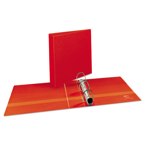 Image of Avery® Heavy-Duty View Binder With Durahinge And One Touch Ezd Rings, 3 Rings, 2" Capacity, 11 X 8.5, Red