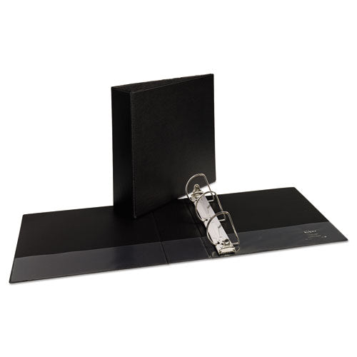 Image of Avery® Durable Non-View Binder With Durahinge And Slant Rings, 3 Rings, 3" Capacity, 11 X 8.5, Black