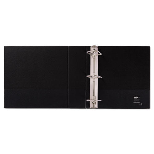 Image of Avery® Durable Non-View Binder With Durahinge And Slant Rings, 3 Rings, 3" Capacity, 11 X 8.5, Green