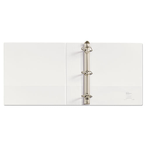 Image of Avery® Durable View Binder With Durahinge And Slant Rings, 3 Rings, 2" Capacity, 11 X 8.5, White