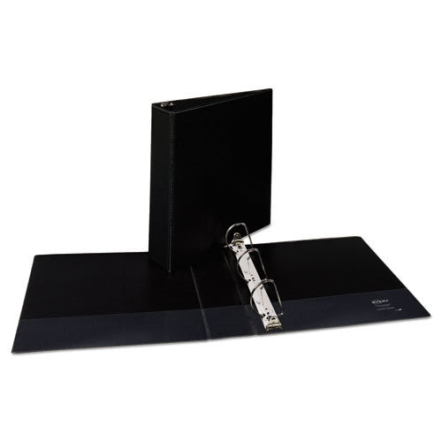 Image of Avery® Durable Non-View Binder With Durahinge And Slant Rings, 3 Rings, 2" Capacity, 11 X 8.5, Black