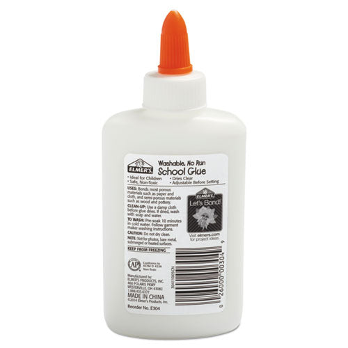 Image of Elmer's® Washable School Glue, 4 Oz, Dries Clear