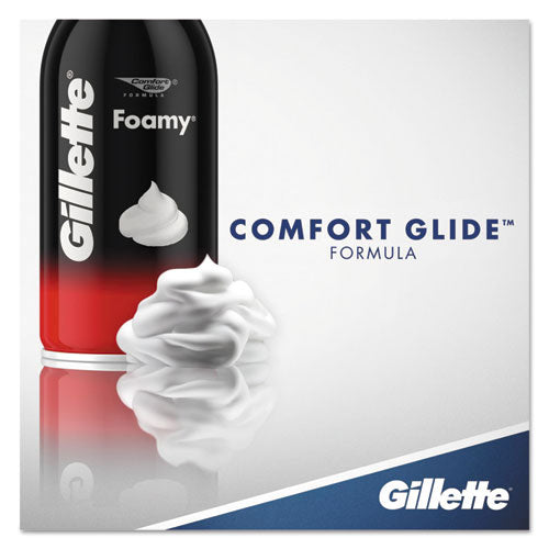 Image of Gillette® Foamy Shave Cream, Original Scent, 2 Oz Aerosol Spray Can, 48/carton