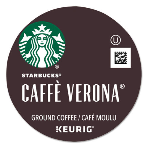 Image of Starbucks® Caffe Verona Coffee K-Cups Pack, 24/box, 4 Boxes/carton