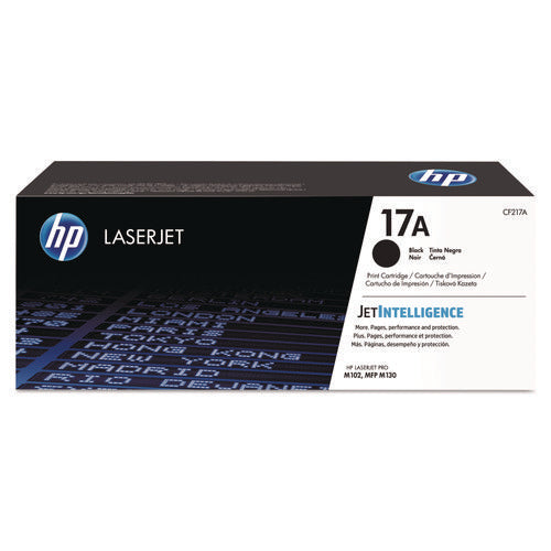 Image of HP HP 17a, (cf217a) Black Original Laserjet Toner Cartridge