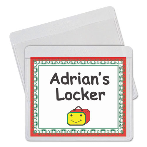 Image of C-Line® Self-Adhesive Labeling Pockets, Top Load, 3.75 x 3, Clear, 25/Pack