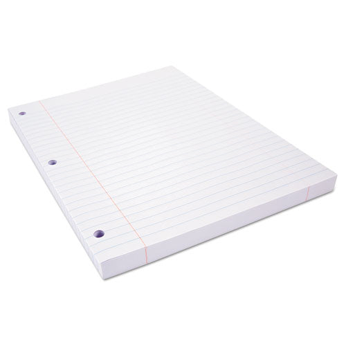 Image of Universal® Filler Paper, 3-Hole, 8 X 10.5, Wide/legal Rule, 200/pack