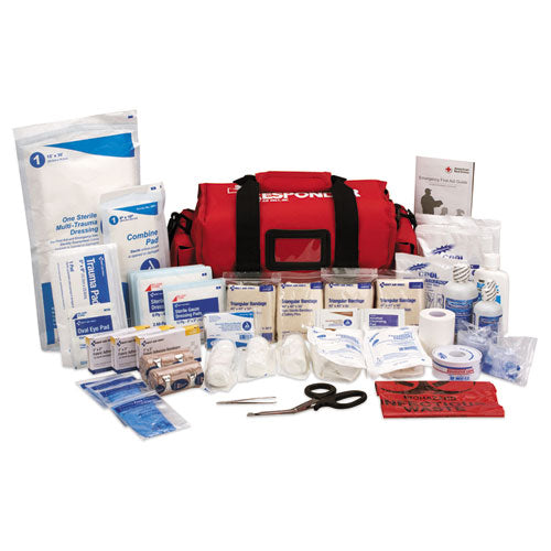 Image of First Aid Only First Responder Kit, 16 X 8 X 7.5, 158 Pieces, Nylon Fabric Case