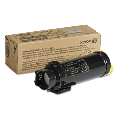 Image of Xerox® 106r03692 Extra High-Yield Toner, 4,300 Page-Yield, Yellow