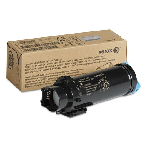 Image of Xerox® 106r03690 Extra High-Yield Toner, 4,300 Page-Yield, Cyan