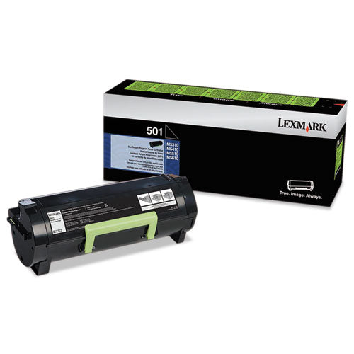 Image of Lexmark 50f1000 Return Program Toner, 1,500 Page-Yield, Black
