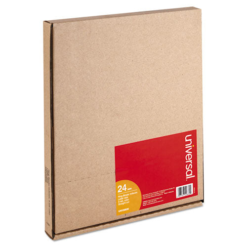 Image of Universal® Insertable Tab Index, 5-Tab, 11 x 8.5, Buff, Assorted Tabs, 24 Sets