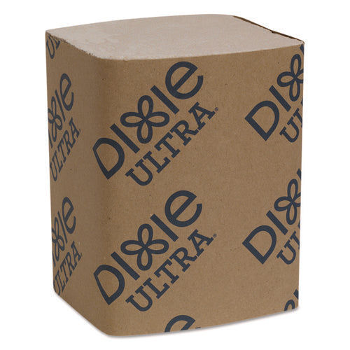 Image of Dixie® Interfold Napkin Refills 2-Ply, 6.5 X 5 Folded, Brown, 6,000/carton