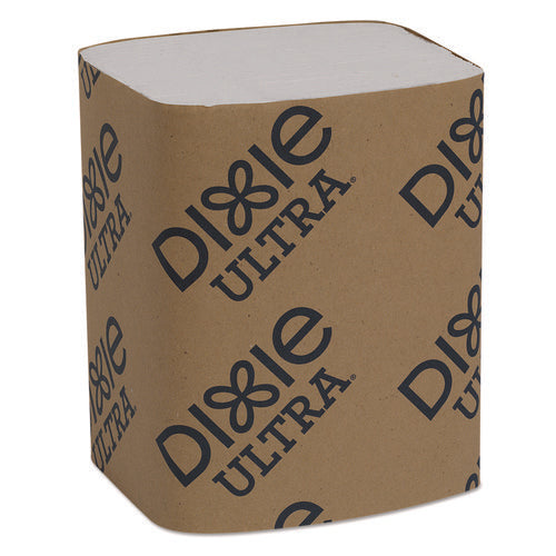 Image of Dixie® Interfold Napkin Refills Two-Ply, 6 1/2" X 9 7/8", White, 6000/carton
