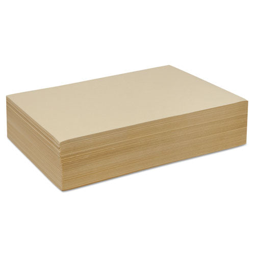 Image of Pacon® Cream Manila Drawing Paper, 60 lb Cover Weight, 12 x 18, Cream Manila, 500/Pack