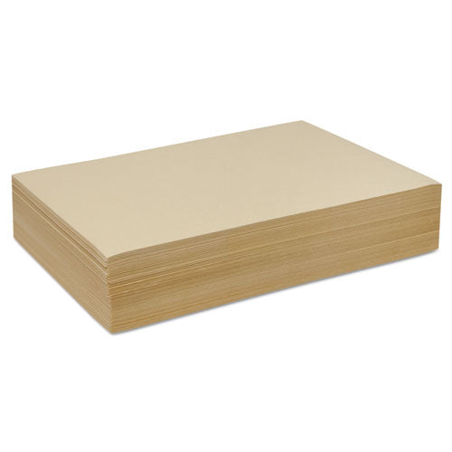 Image of Pacon® Cream Manila Drawing Paper, 50 lb Cover Weight, 12 x 18, Cream Manila, 500/Pack