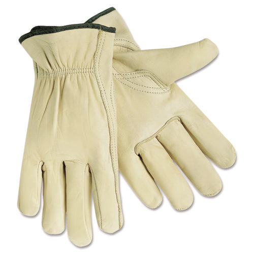 Image of MCR Safety Full Leather Cow Grain Gloves, X-Large, 1 Pair