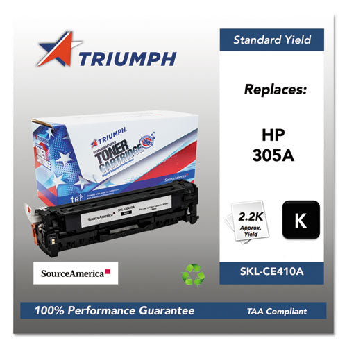 Image of 751000nsh1283 Remanufactured Ce410a (305a) Toner, 2,200 Page-Yield, Black