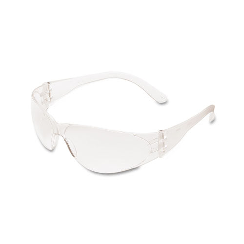 Image of MCR Safety Checklite Scratch-Resistant Safety Glasses, Clear Lens, 12/box