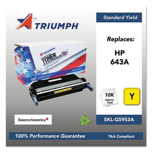 Image of 751000nsh0285 Remanufactured Q5952a (643a) Toner, 10,000 Page-Yield, Yellow