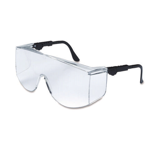 Image of MCR Safety Tacoma Wraparound Safety Glasses, Black Frames, Clear Lenses