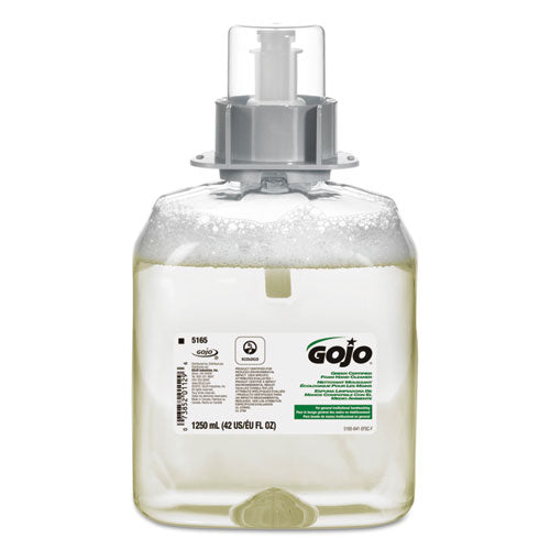 Image of GOJO® Green Certified Foaming Hand Cleaner Refill, For FMX-12 Dispenser, Unscented, 1,250 mL