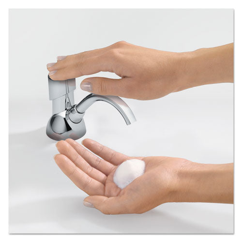 Image of GOJO® Cx Counter Mount Foam Soap Dispenser, 1,500 Ml/2,300 Ml, 4.5 X 11.88 X 4.5, Chrome