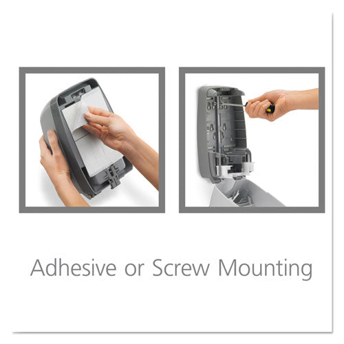 Image of PURELL® FMX-12 Foam Hand Sanitizer Dispenser, 1,000 mL/1,200 mL Refill, 6.6 x 5.13 x 11, Gray