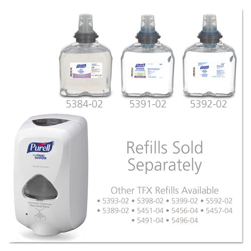 Image of PURELL® Tfx Touch Free Dispenser, 1,200 Ml, 6.5 X 4.5 X 10.58, Dove Gray
