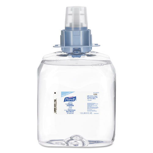 Image of PURELL® Advanced Hand Sanitizer Foam, For Cs4 And Fmx-12 Dispensers, 1,200 Ml Refill, Unscented