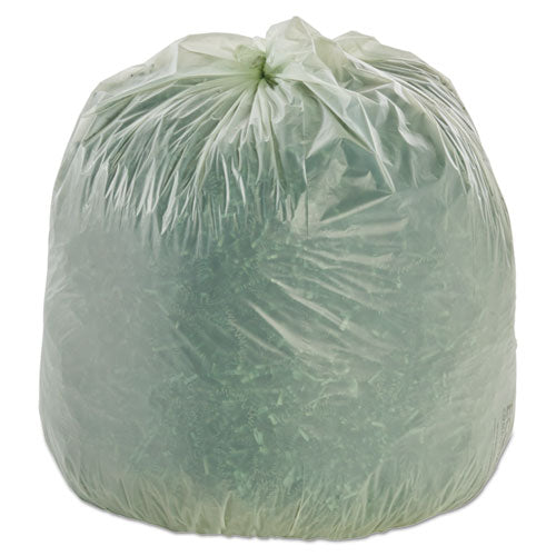 Image of Stout® by Envision Ecosafe-6400 Bags, 48 Gal, 0.85 Mil, 42" X 48", Green, 40/box