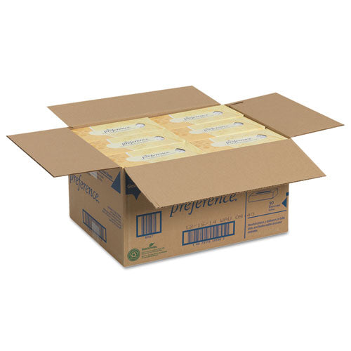 Image of Georgia Pacific® Professional Pacific Blue Select Facial Tissue, 2-Ply, White, Flat Box, 100 Sheets/box, 30 Boxes/carton