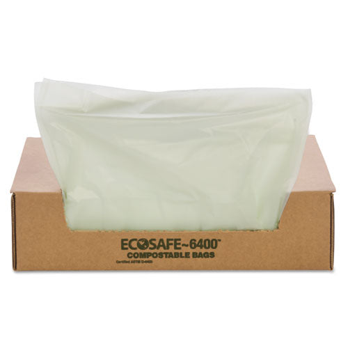 Image of Stout® by Envision Ecosafe-6400 Bags, 48 Gal, 0.85 Mil, 42" X 48", Green, 40/box