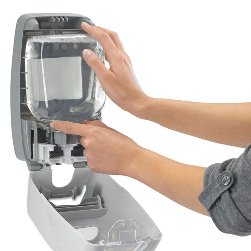 Image of PURELL® FMX-12 Foam Hand Sanitizer Dispenser, 1,000 mL/1,200 mL Refill, 6.6 x 5.13 x 11, Gray