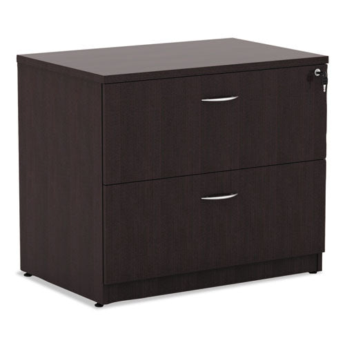 Image of Alera® Alera Valencia Series Lateral File, 2 Legal/letter-Size File Drawers, Espresso, 34" X 22.75" X 29.5"
