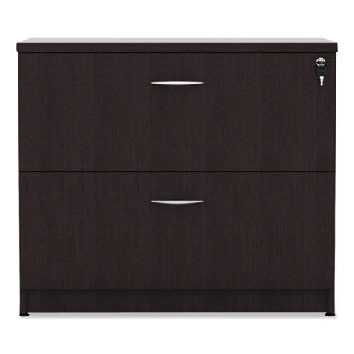 Image of Alera® Alera Valencia Series Lateral File, 2 Legal/letter-Size File Drawers, Espresso, 34" X 22.75" X 29.5"