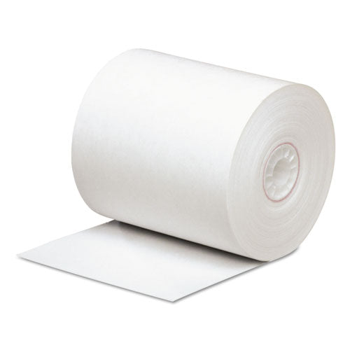 Image of Iconex Direct Thermal Printing Paper Rolls, 0.45" Core, 3.13" X 290 Ft, White, 50/carton